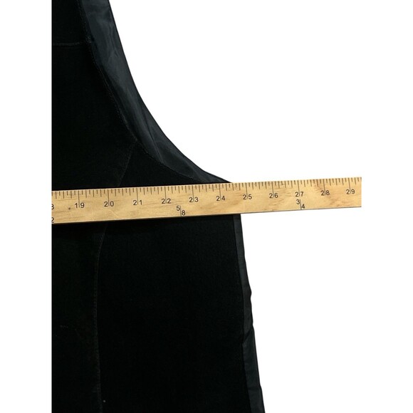 Vintage Black Suede Leather Vest REPP XLT - Picture 4 of 6